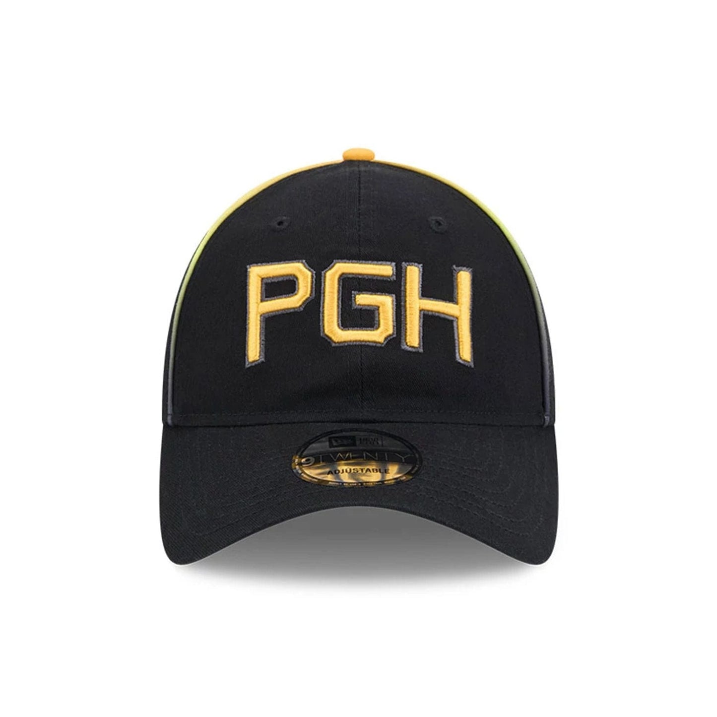 This is a Pittsburgh Pirates MLB City Connect 2025 Black 9TWENTY Adjustable Cap 2