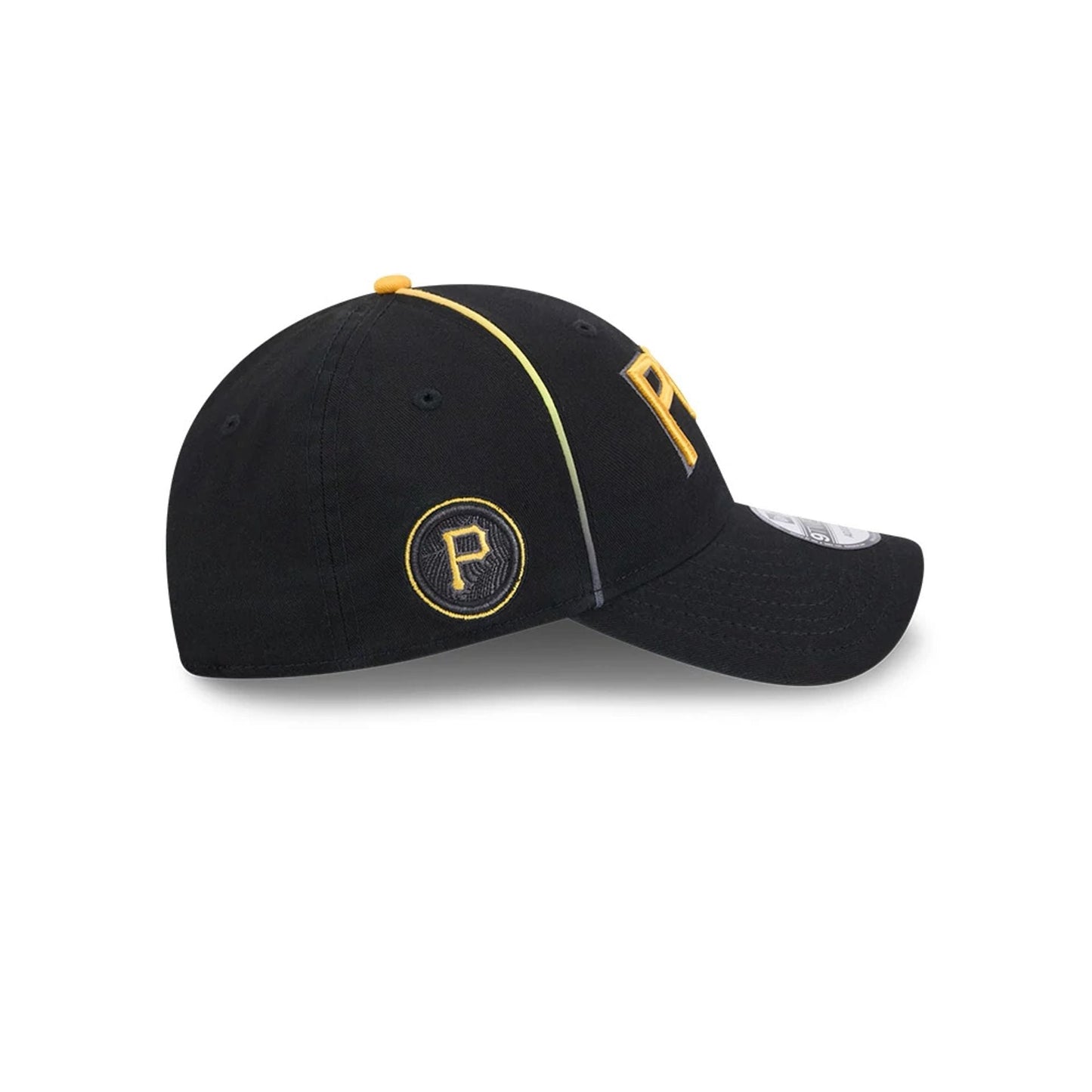 This is a Pittsburgh Pirates MLB City Connect 2025 Black 9TWENTY Adjustable Cap 4