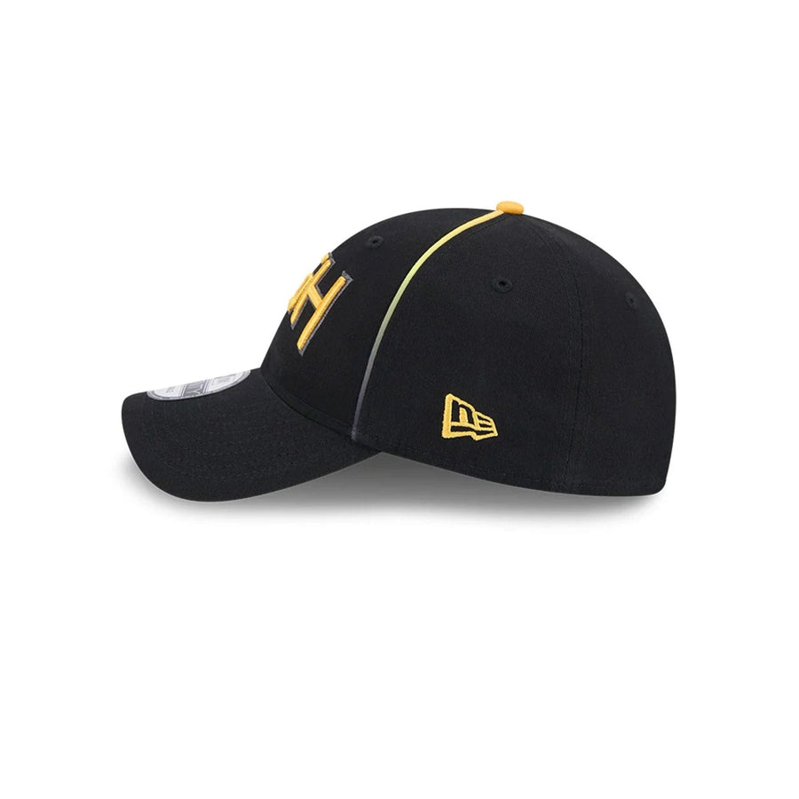 This is a Pittsburgh Pirates MLB City Connect 2025 Black 9TWENTY Adjustable Cap 5