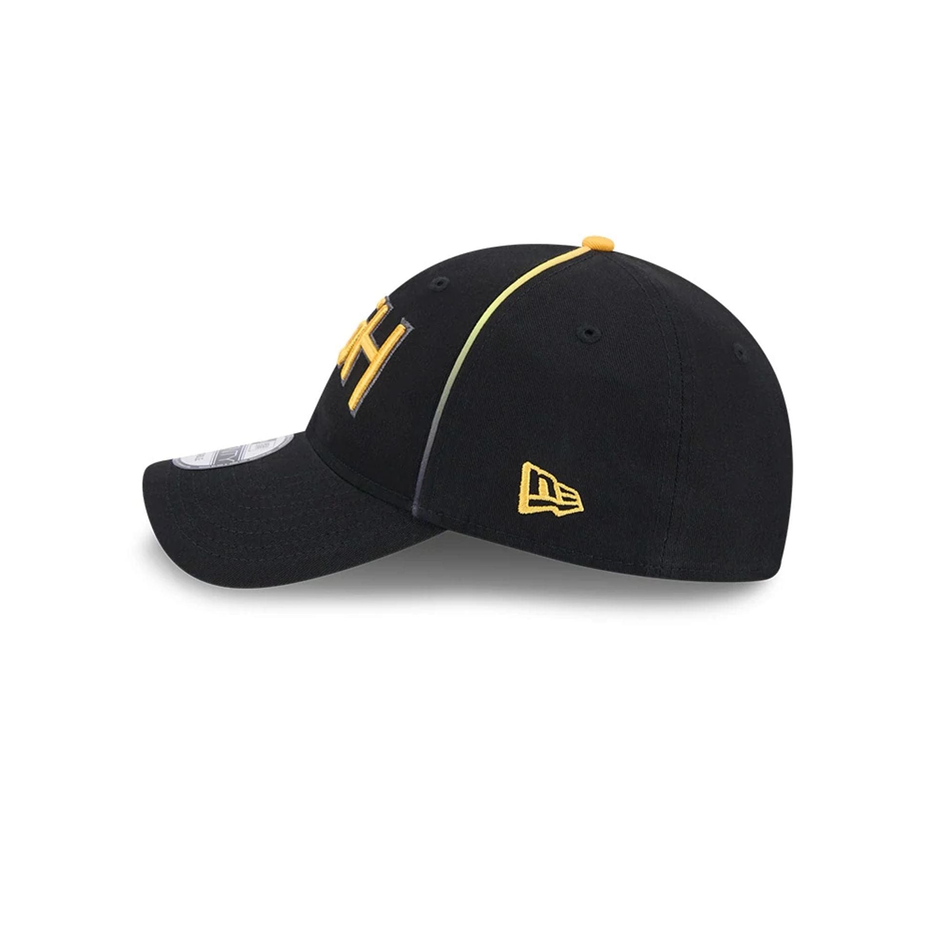 This is a Pittsburgh Pirates MLB City Connect 2025 Black 9TWENTY Adjustable Cap 5