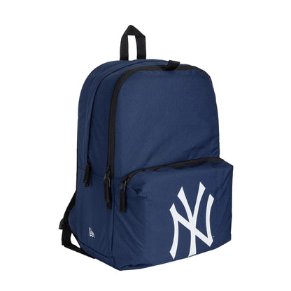 This is a New York Yankees MLB Multi Compartment Navy Stadium Backpack 3