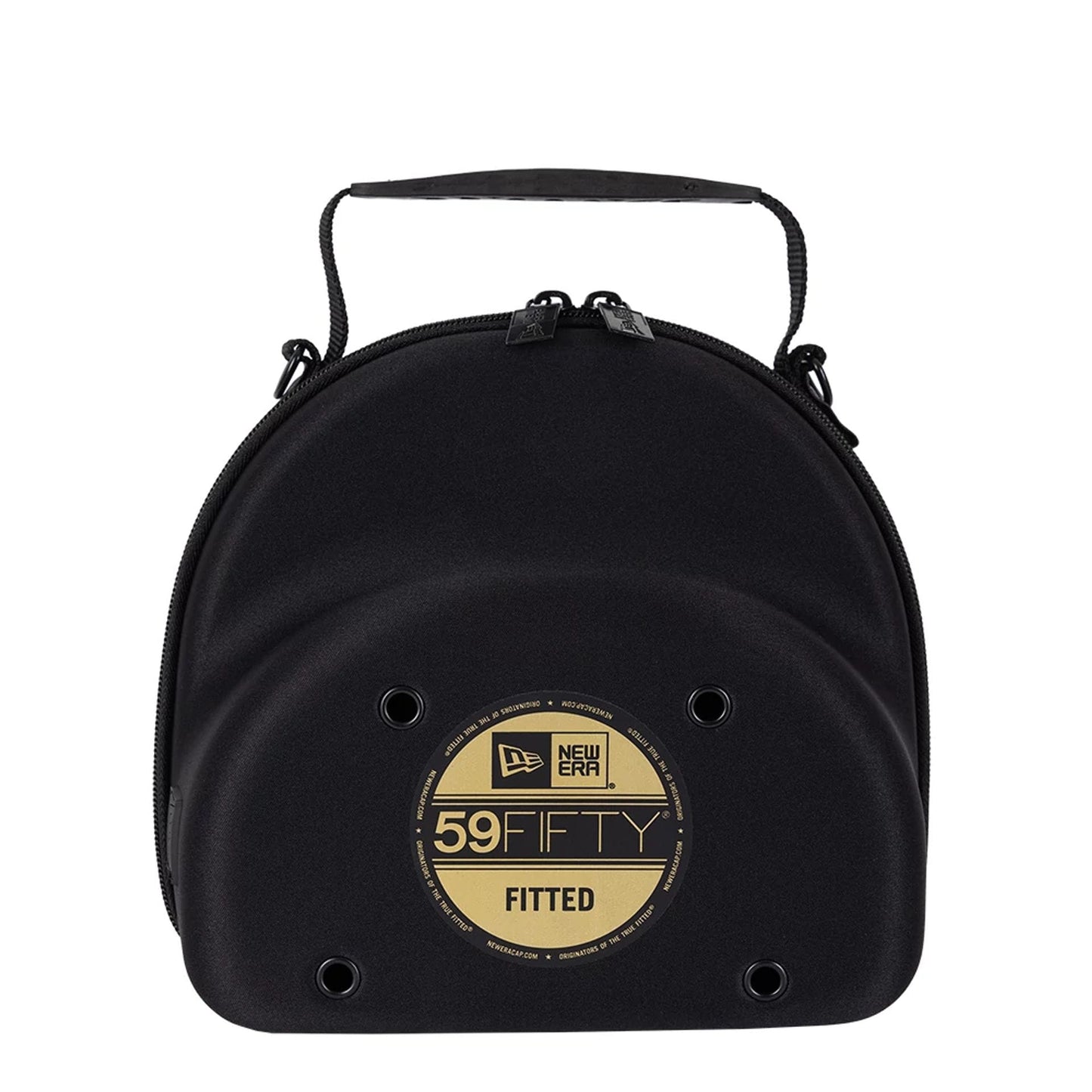 This is a New Era 59FIFTY Sticker Black 2 Pack Cap Carrier 3