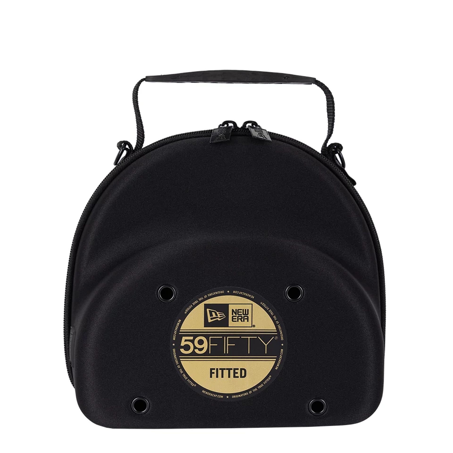 This is a New Era 59FIFTY Sticker Black 2 Pack Cap Carrier 3