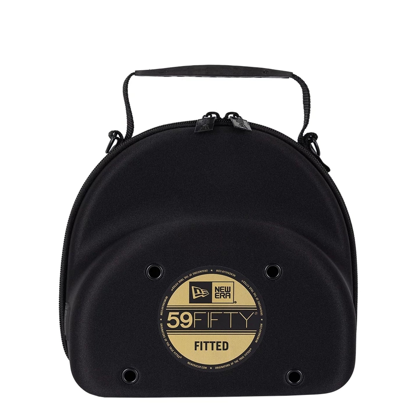 This is a New Era 59FIFTY Sticker Black 2 Pack Cap Carrier 3