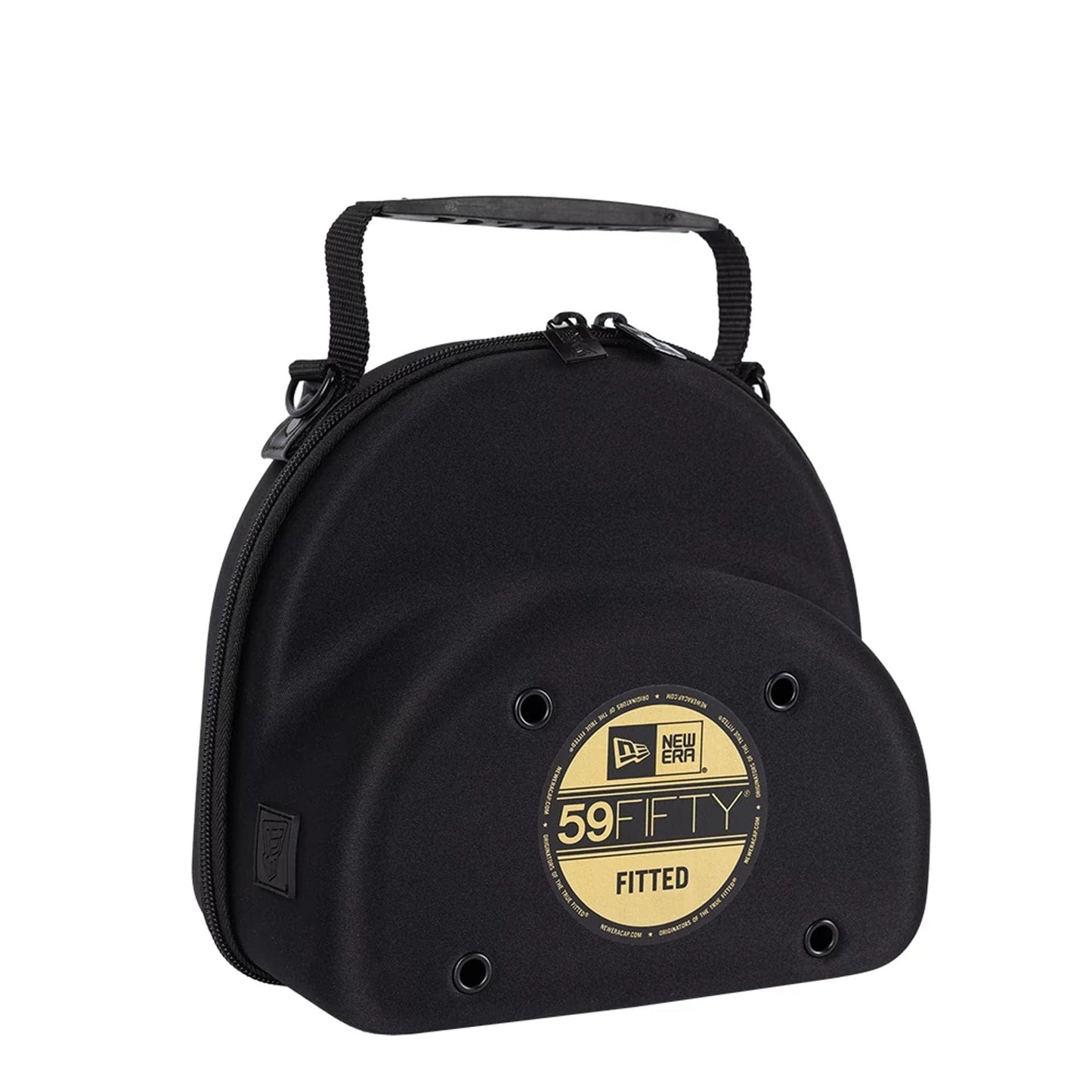 This is a New Era 59FIFTY Sticker Black 2 Pack Cap Carrier 4