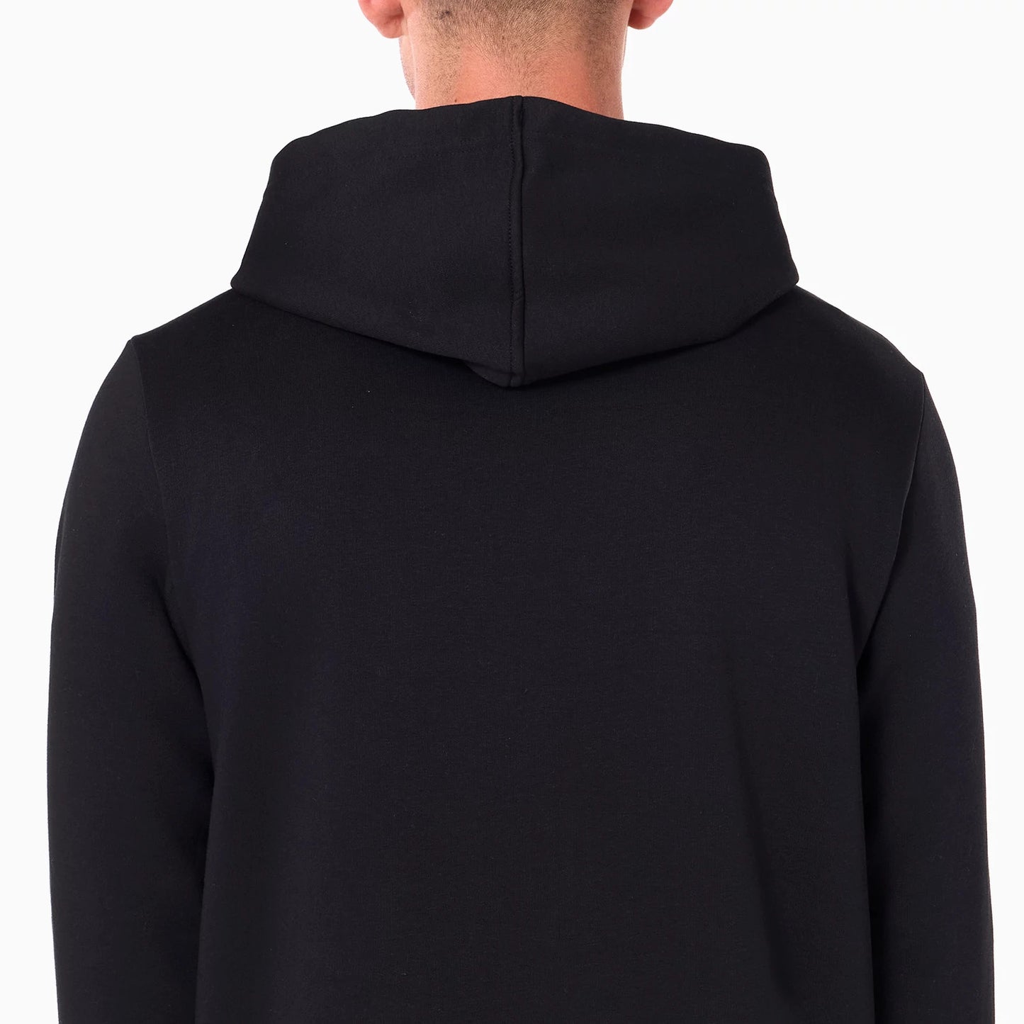 The Male model is wearing Carolina Panthers NFL Black Pullover Hoodie 5