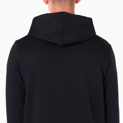 The Male model is wearing Carolina Panthers NFL Black Pullover Hoodie 5