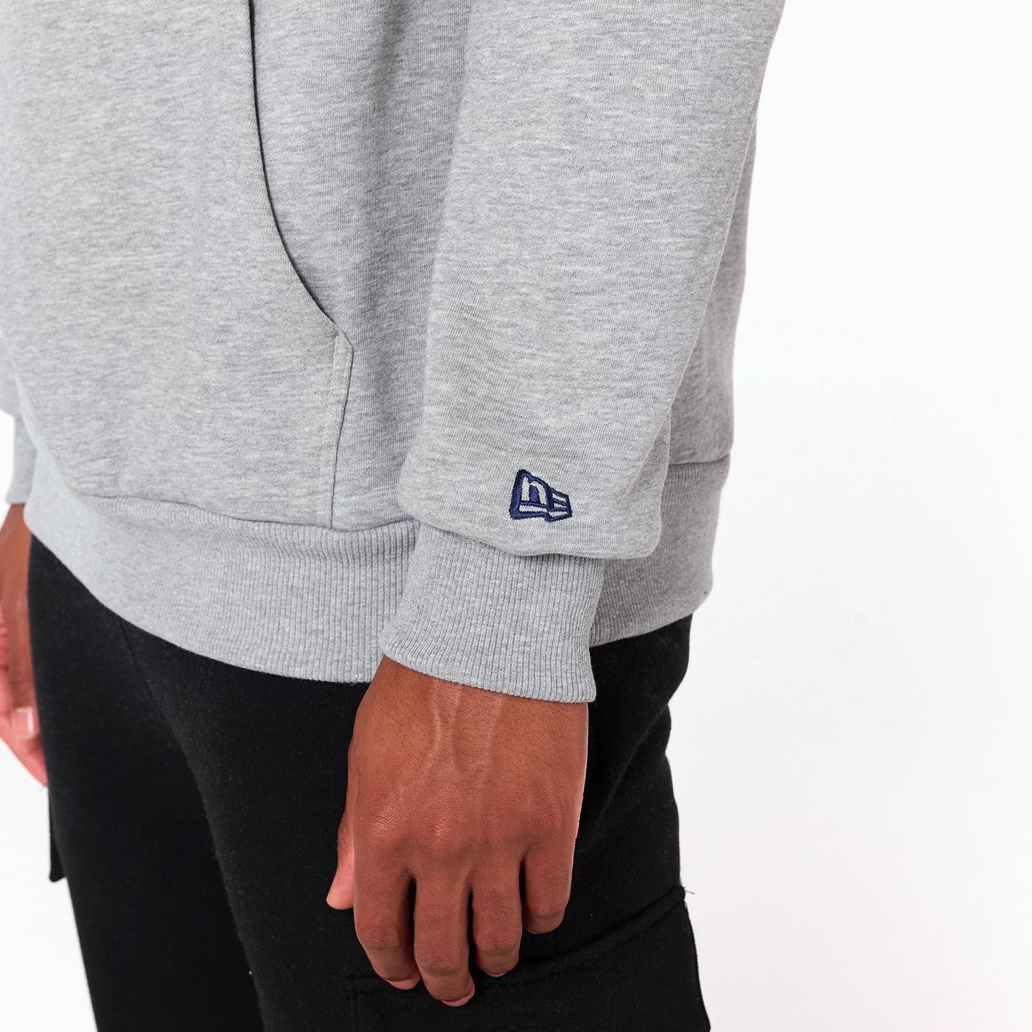 The Male model is wearing Dallas Cowboys NFL Grey Pullover Hoodie 6
