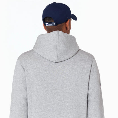 The Male model is wearing Dallas Cowboys NFL Grey Pullover Hoodie 4