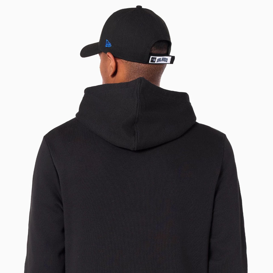 The Male model is wearing Orlando Magic NBA Black Pullover Hoodie 6