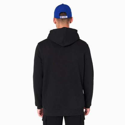 The Male model is wearing LA Clippers NBA Black Pullover Hoodie 2