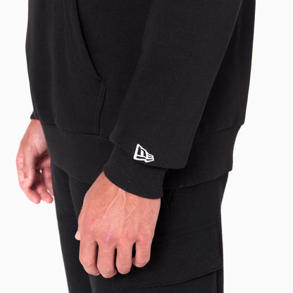 The Male model is wearing Atlanta Hawks NBA Black Pullover Hoodie 6