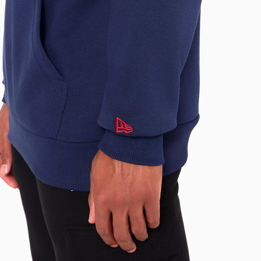 New Era Sweat à Capuche Philadelphia 76ers Homme - Hoodie Officiel NBA Coton/Polyester, Logo Team Poitrine