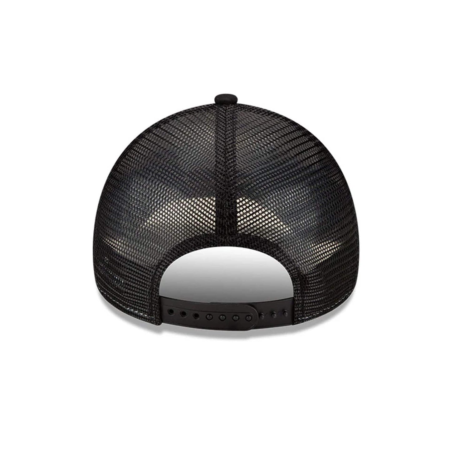 This is a Haas Formula 1 Black E-Frame Trucker Cap 6