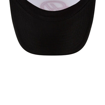 This is a Haas Formula 1 Black E-Frame Trucker Cap 7