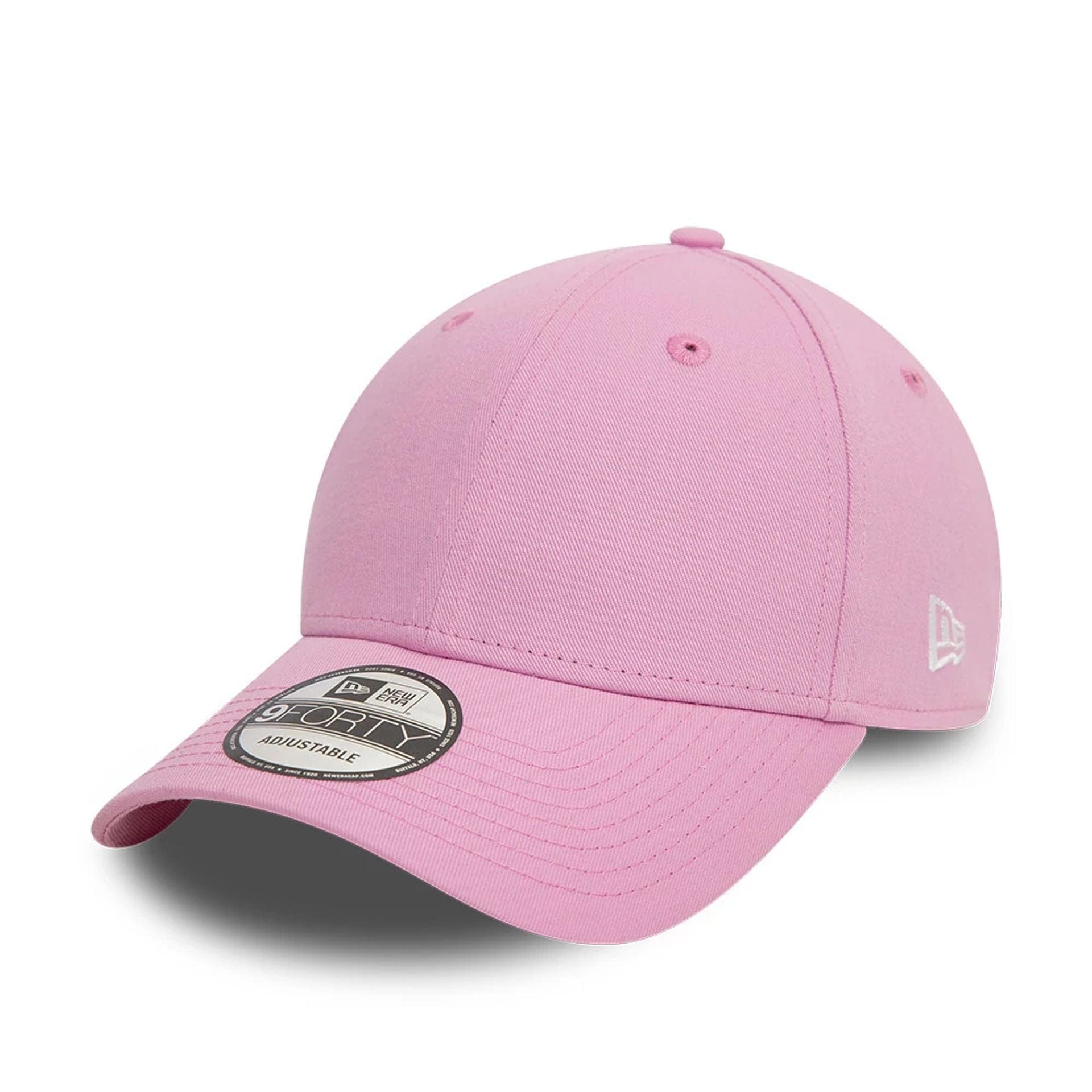 This is a New Era Essential Pink 9FORTY Adjustable Cap 3