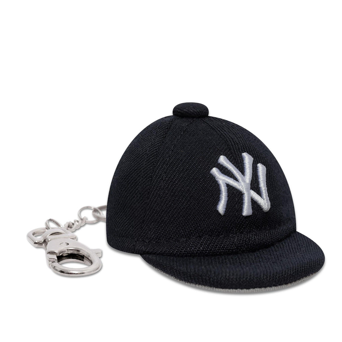 This is a New York Yankees MLB Mini Cap Navy Key Chain 3