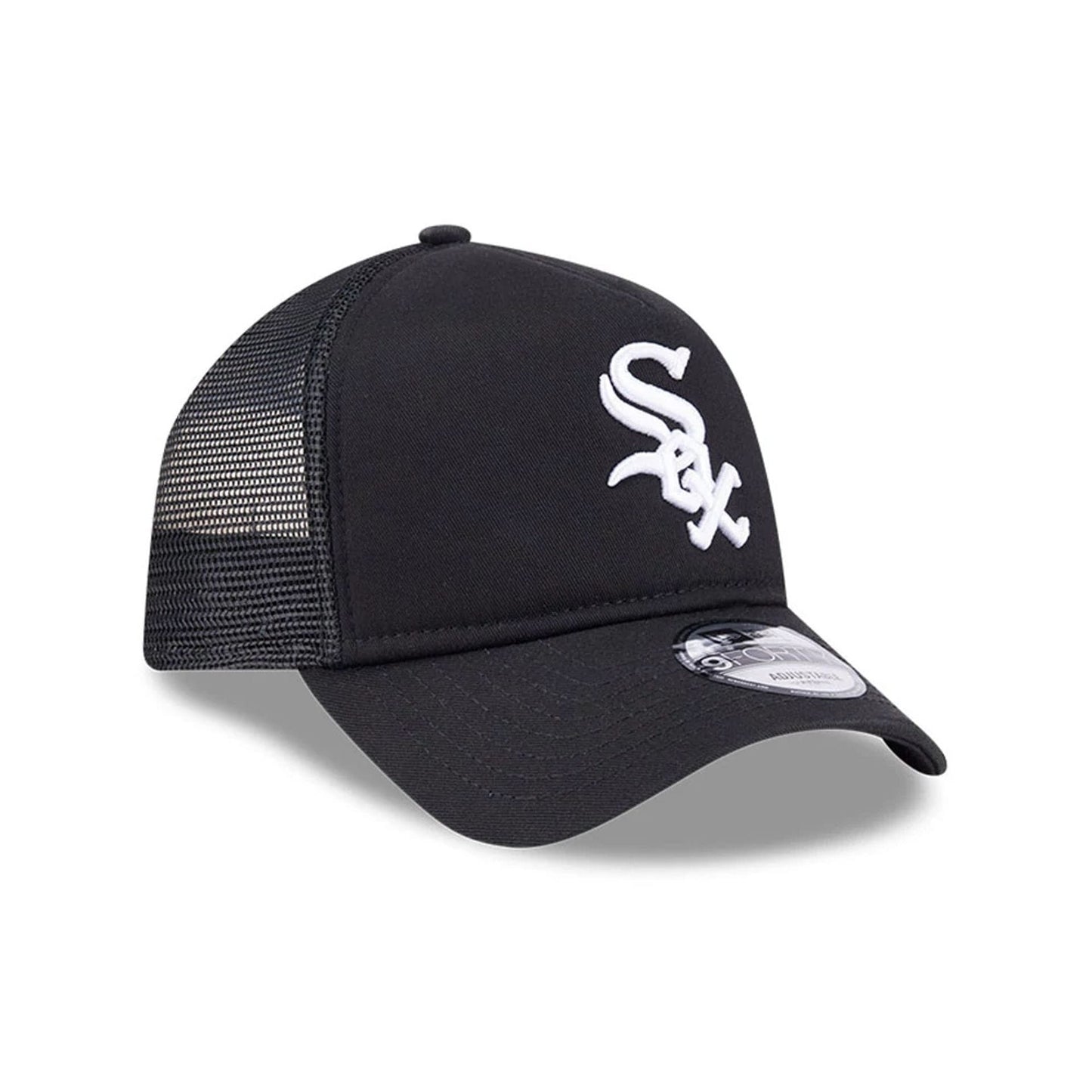 Pictured is this MLB Evergreen Chicago White Sox 9FORTY A-Frame cap in black. 3