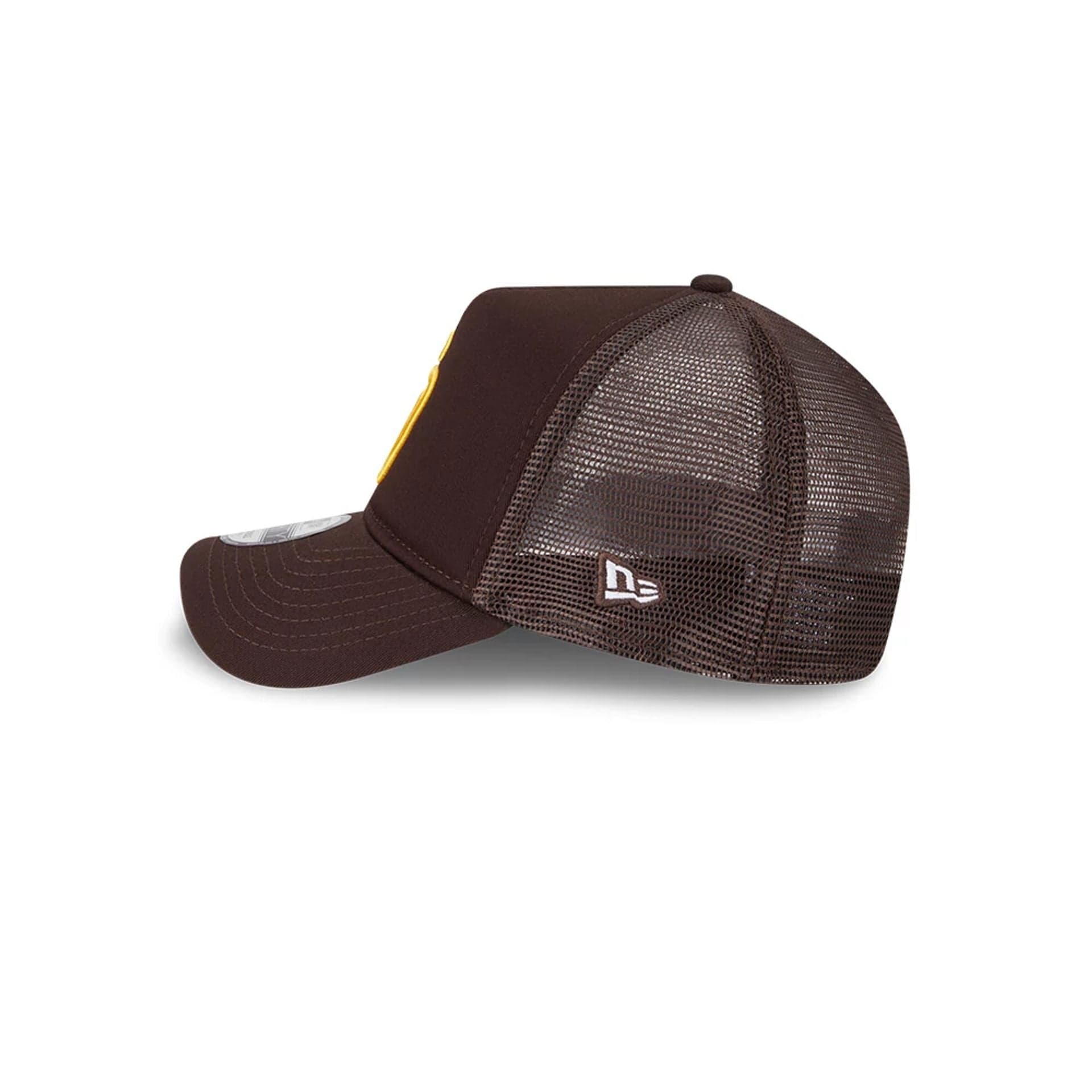 Pictured is this MLB Evergreen San Diego Padres 9FORTY A-Frame cap in dark brown. 4