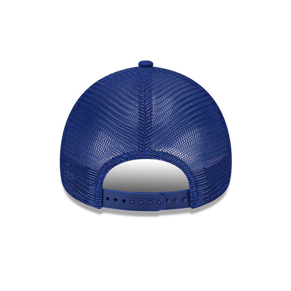 Pictured is this MLB Evergreen LA Dodgers 9FORTY A-Frame cap in dark blue. 12
