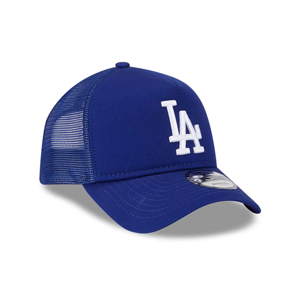 Pictured is this MLB Evergreen LA Dodgers 9FORTY A-Frame cap in dark blue. 3