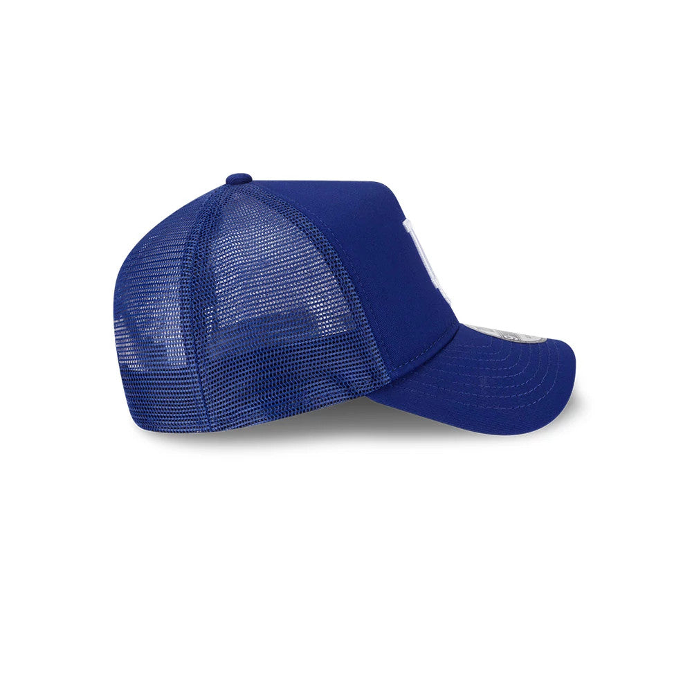 Pictured is this MLB Evergreen LA Dodgers 9FORTY A-Frame cap in dark blue. 5