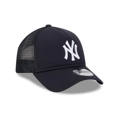 Pictured is this MLB Evergreen New York Yankees 9FORTY A-Frame cap in navy. 3