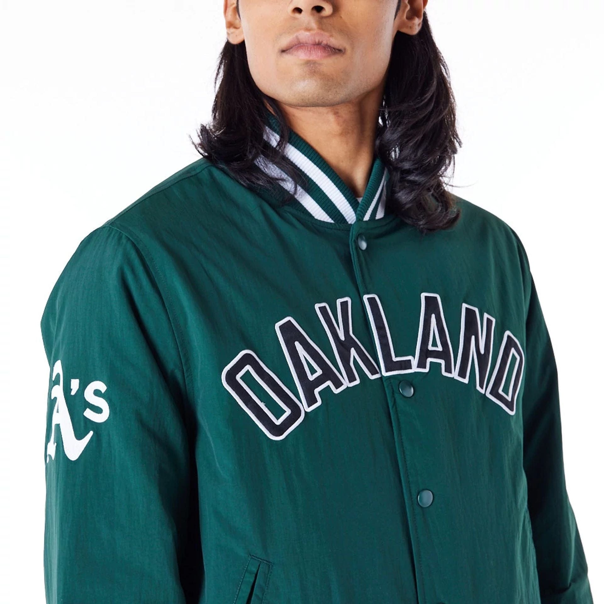 MLB Wordmark Oakland Athletics Bomber Jacket | NEC EU