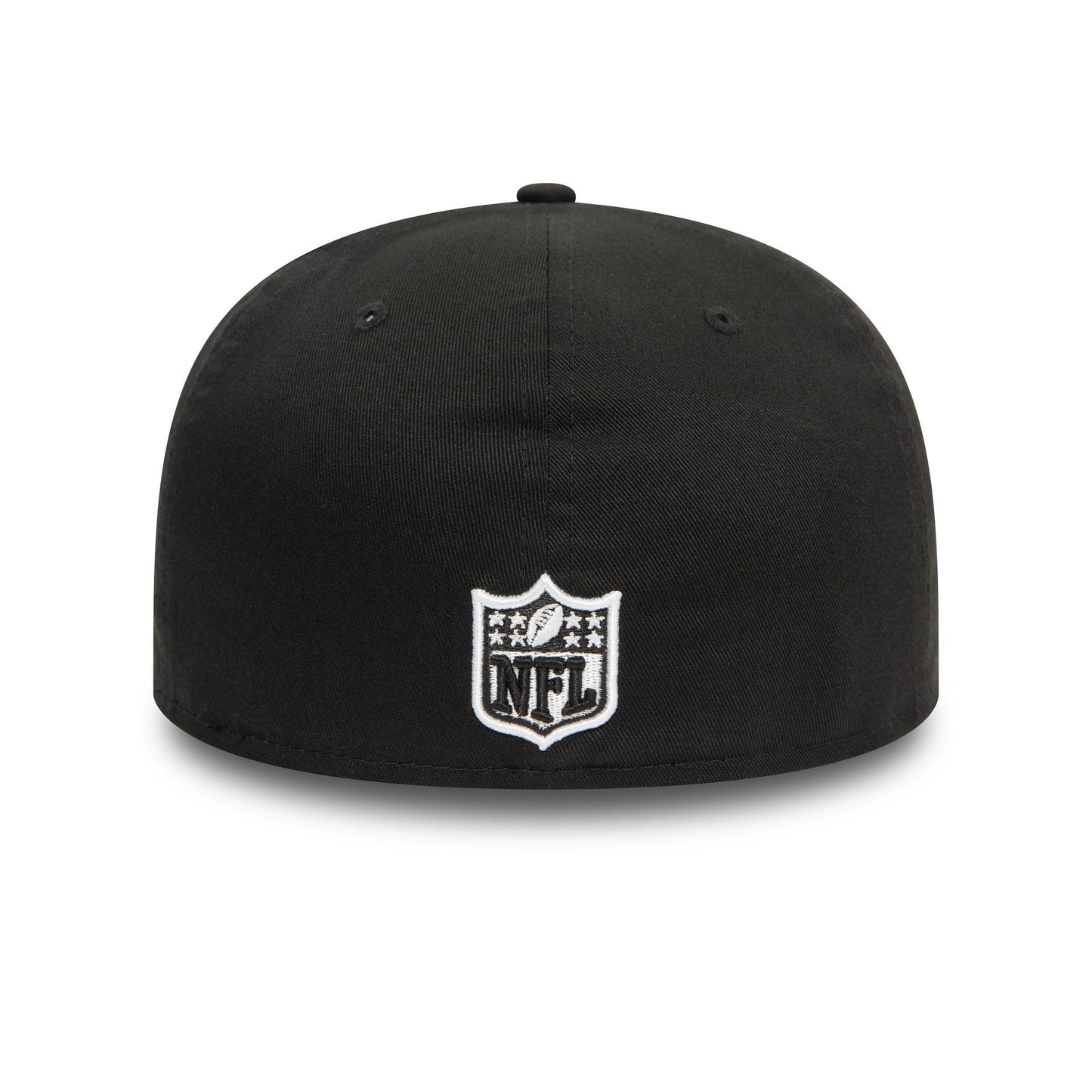 This is a Las Vegas Raiders NFL Official Team Colours Black 59FIFTY Fitted Cap 2