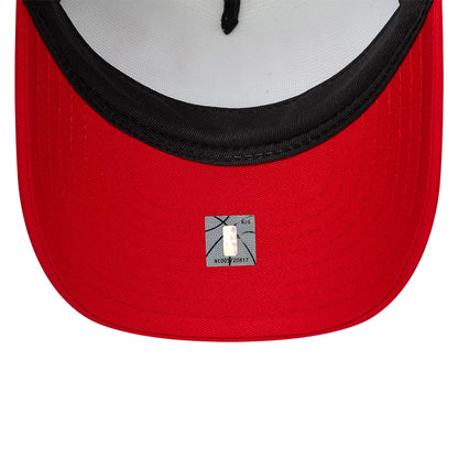 Chicago Bulls Youth NBA Retro Red 9FORTY A-Frame Trucker Cap 7