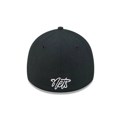 Pictured is this NBA Evergreen Brooklyn Nets 39THIRTY Stretch Fit cap in black. 4