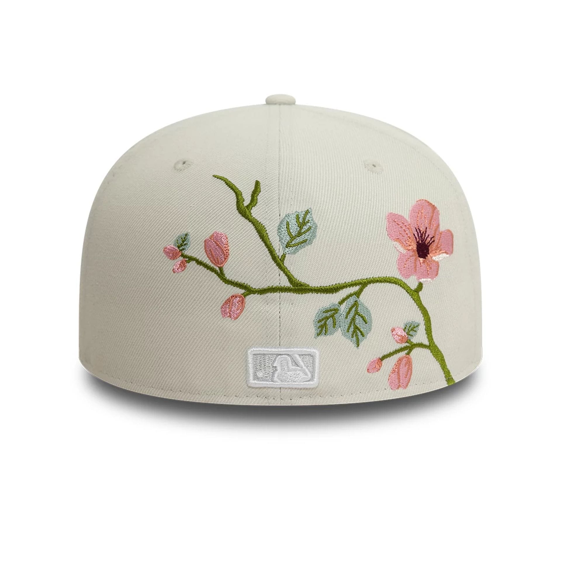Pictured is this New York Yankees MLB Floral Light Beige 59FIFTY Fitted Cap 2