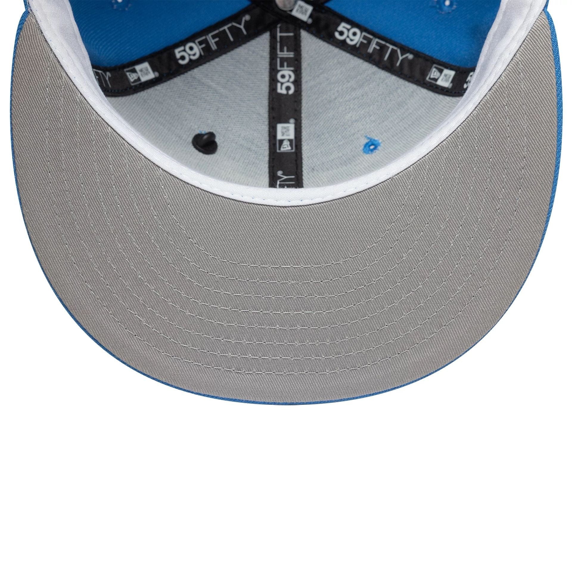 This is a New Era Oversized Script Blue 59FIFTY Fitted Cap 2