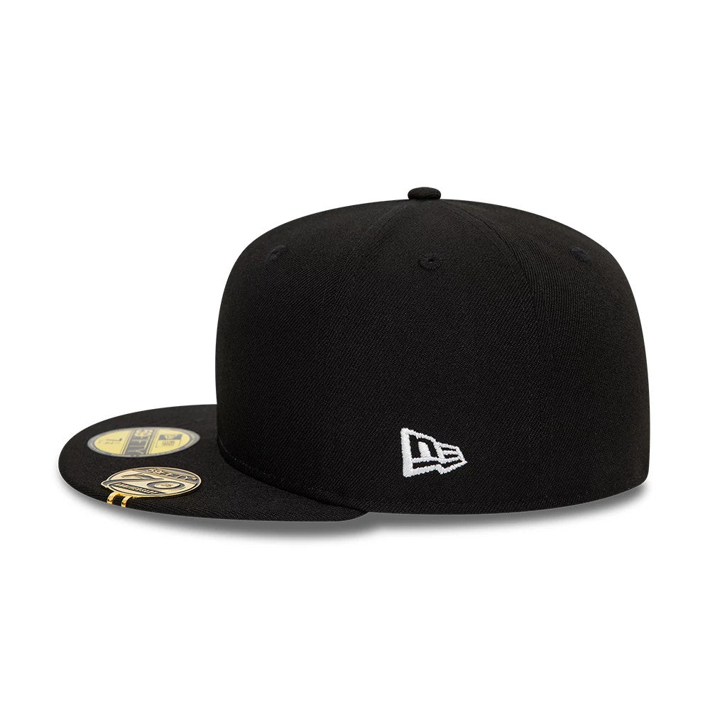 New Era Side Script Black 59FIFTY Fitted Cap | NEC EU