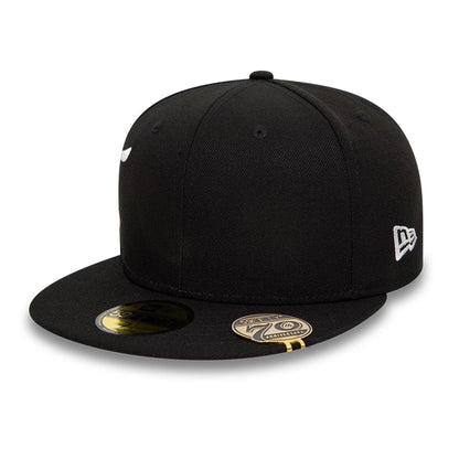 This is a New Era Side Script Black 59FIFTY Fitted Cap 4