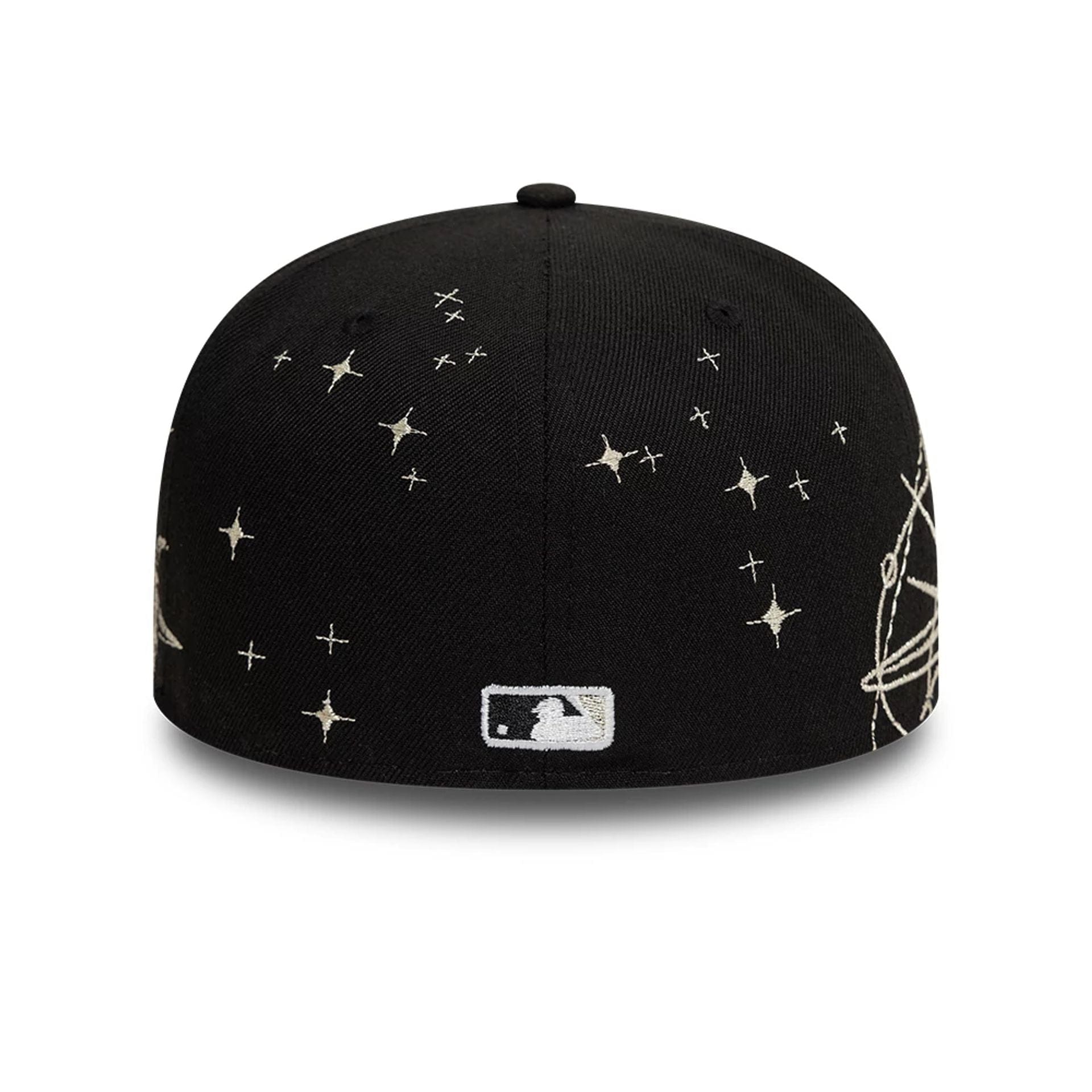 This is a Chicago White Sox MLB Zodiac Black 59FIFTY Fitted Cap 4