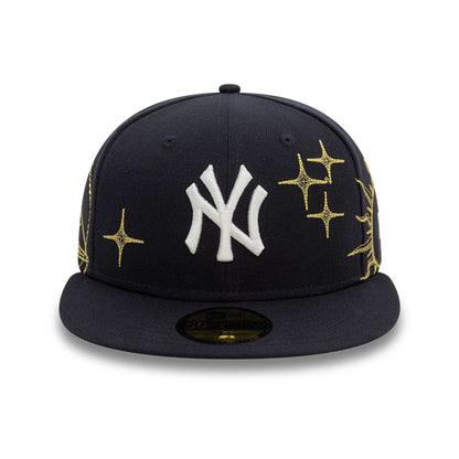 Pictured is this New York Yankees MLB Zodiac Navy 59FIFTY Fitted Cap 2