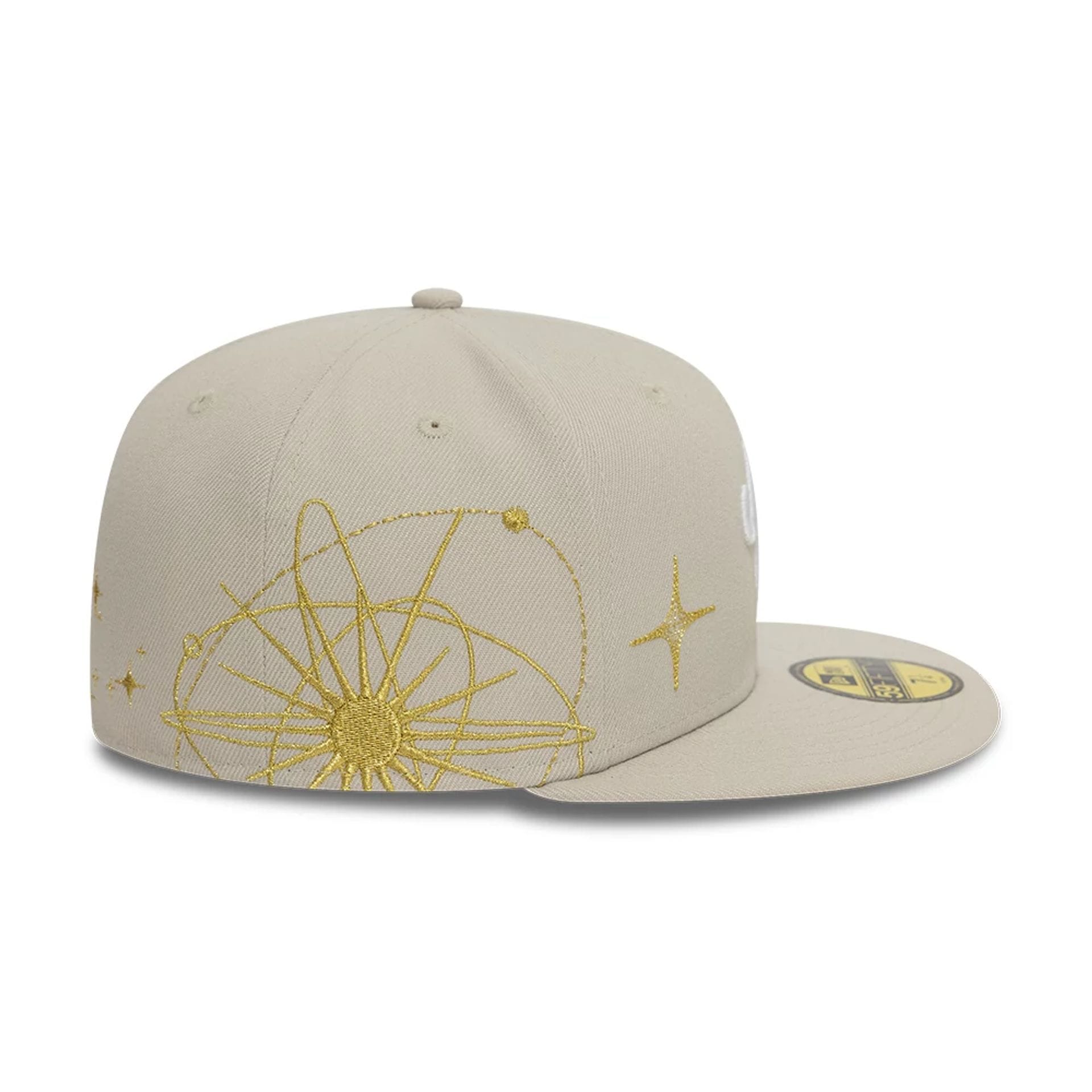 Pictured is this New Era Zodiac Light Beige 59FIFTY Fitted Cap 7
