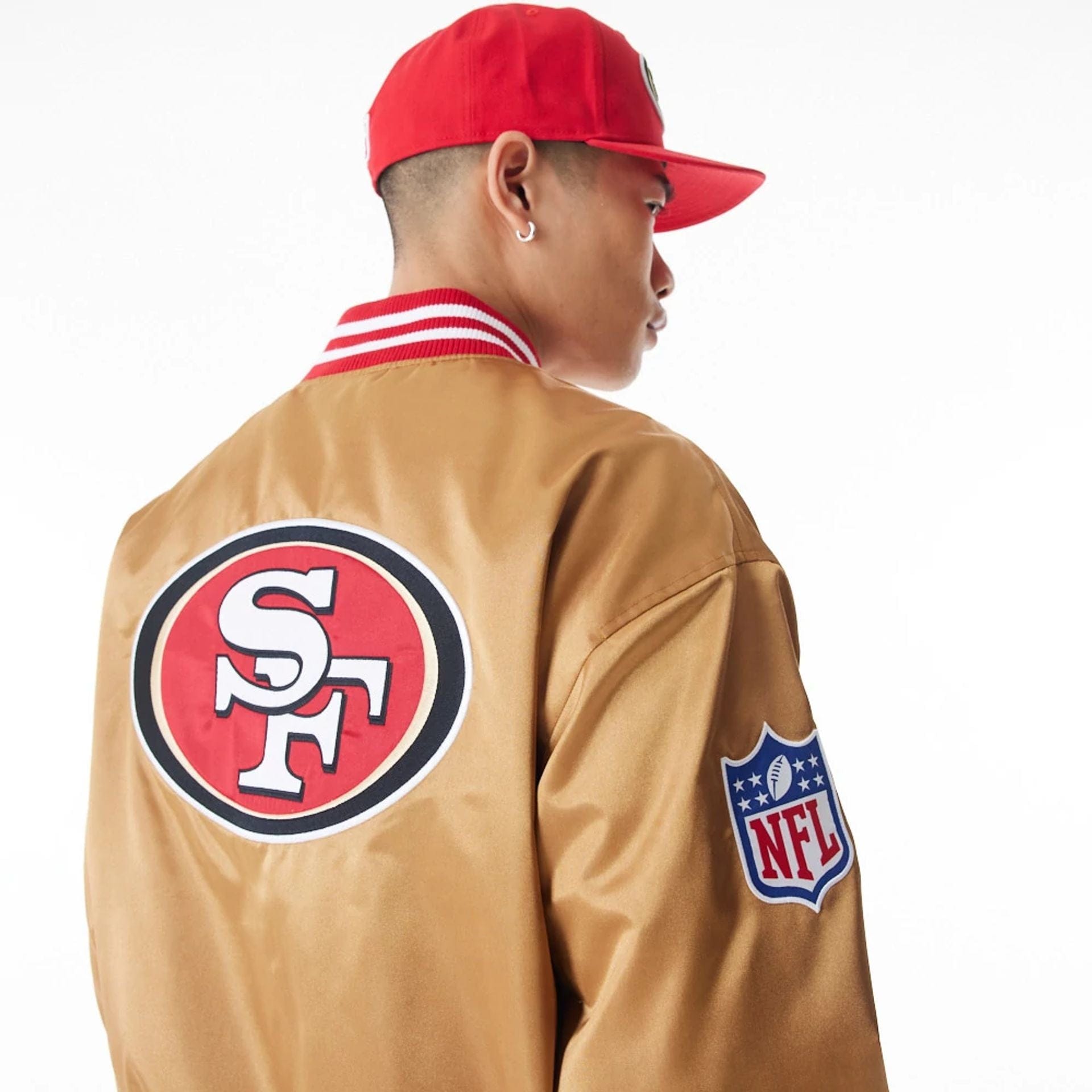 NFL Satin San Francisco 49Ers Bomber Jacket | NEC EU