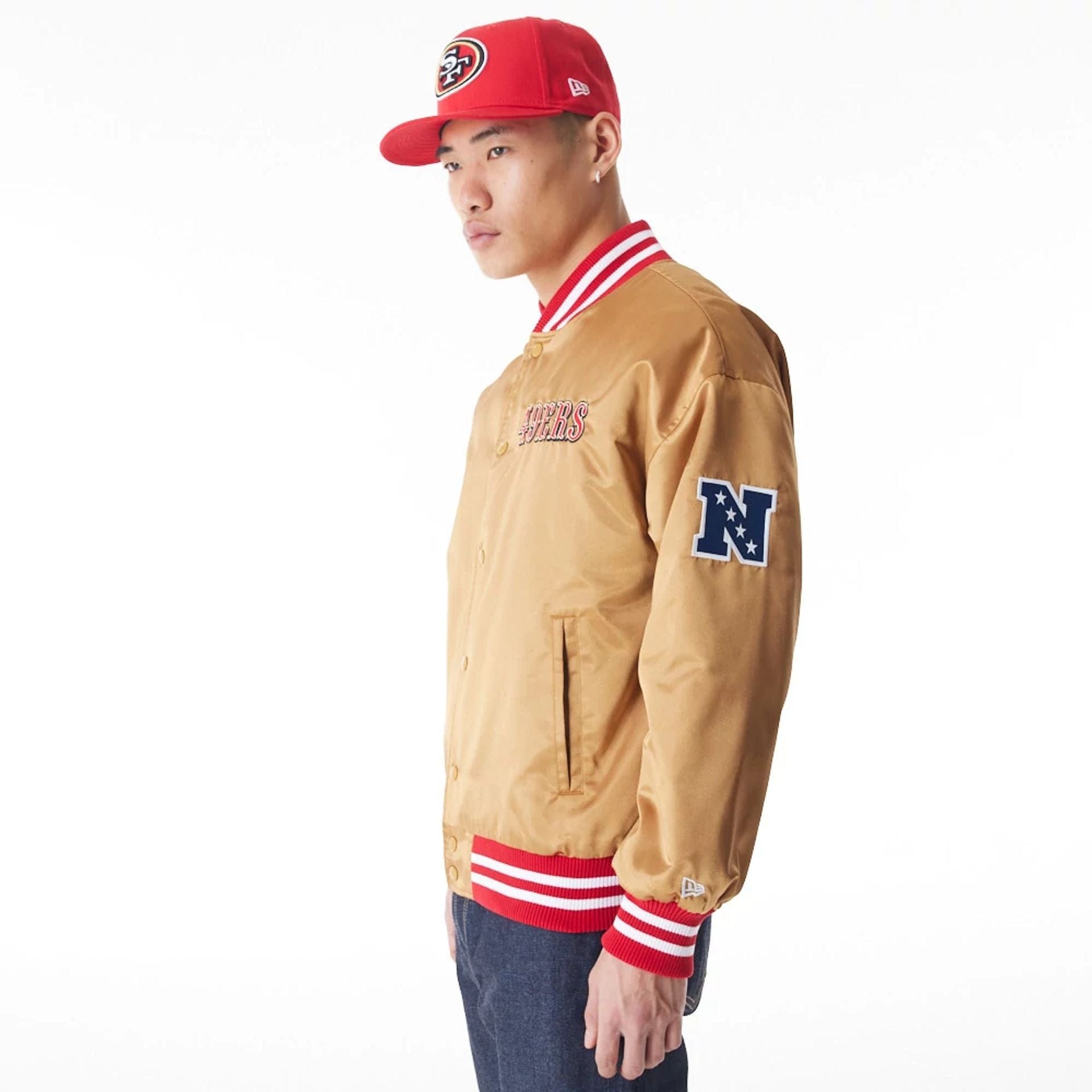 San Francisco 49ers ボンバージャケット80‘美品Mサイズ Mens San Francisco 49ers 80s Bomber Vintage Gold Jacket | eBay