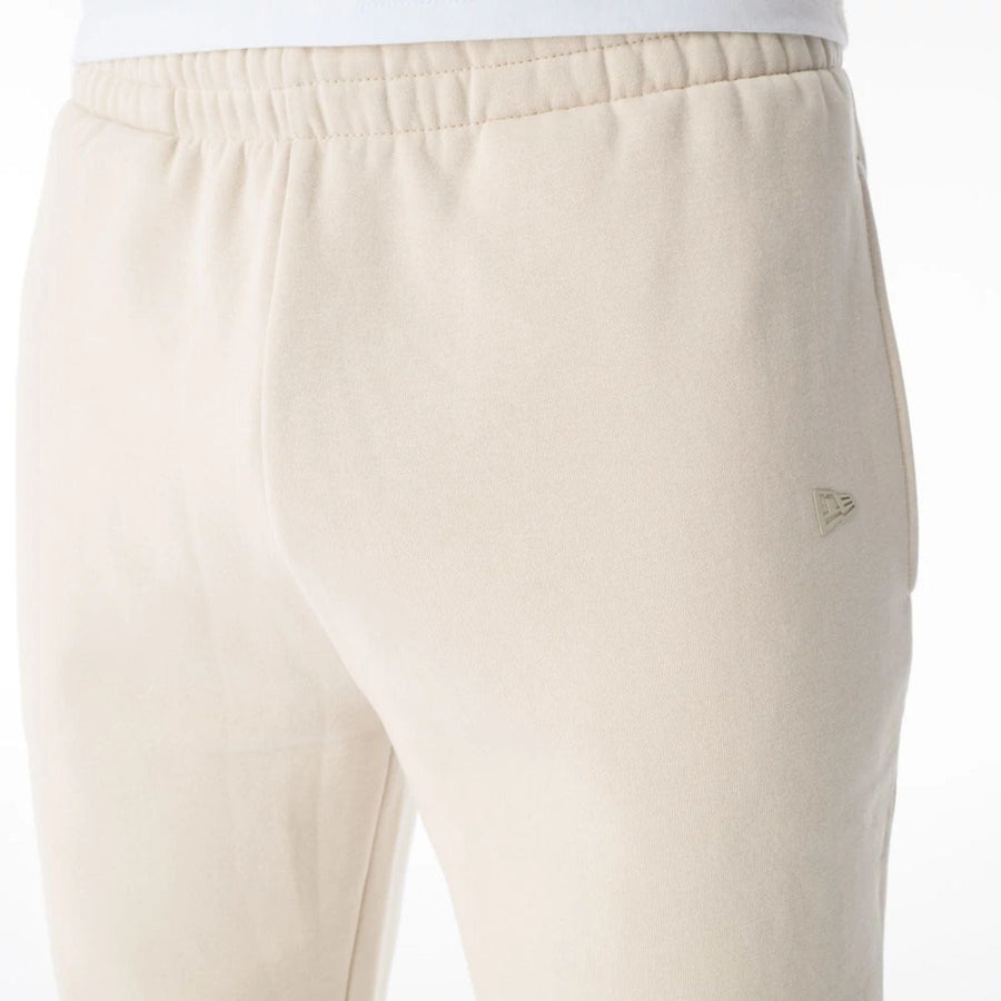 The Male model is wearing  New Era Cream Straight Leg Joggers  3