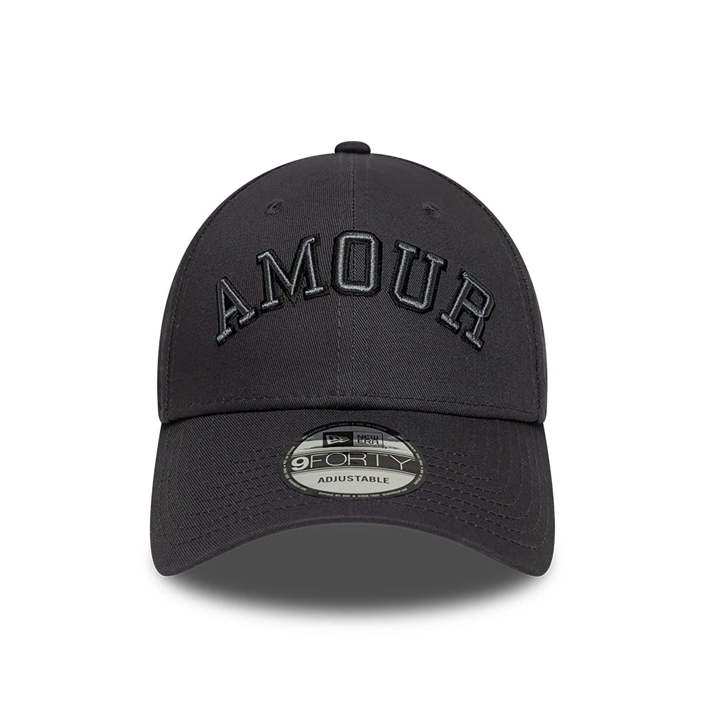 This is a New Era Zadig&Voltaire Amour Dark Grey 9FORTY Adjustable Cap 2