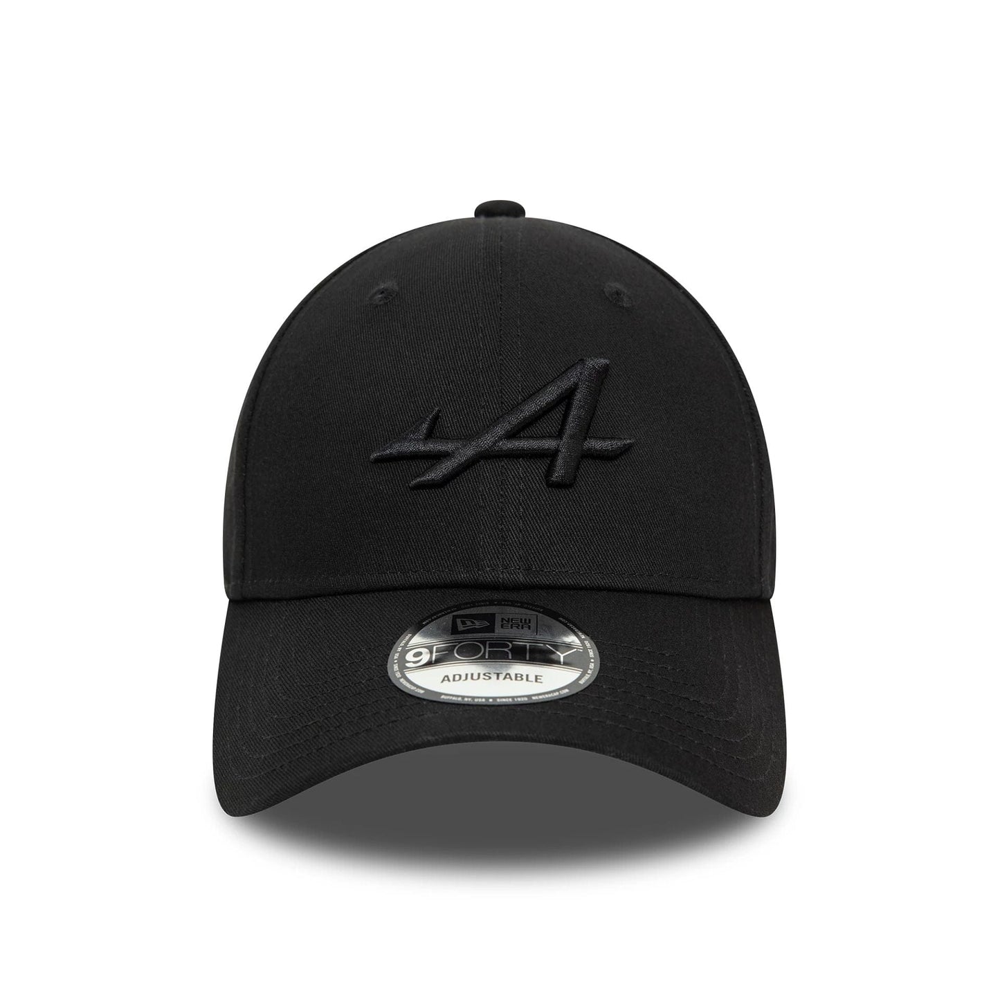 This is a Alpine Racing Embossed Black 9FORTY Adjustable Cap 2