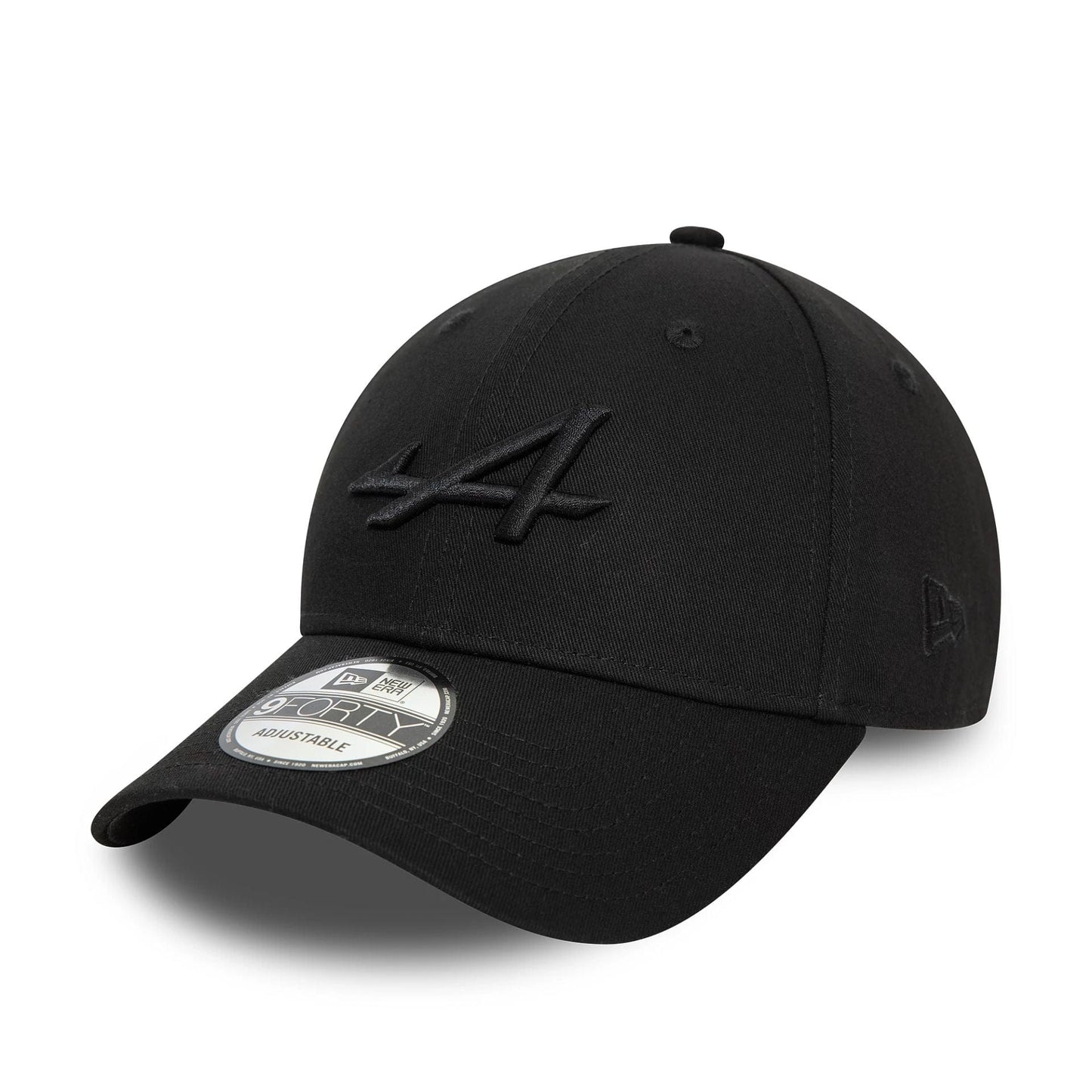 This is a Alpine Racing Embossed Black 9FORTY Adjustable Cap 1