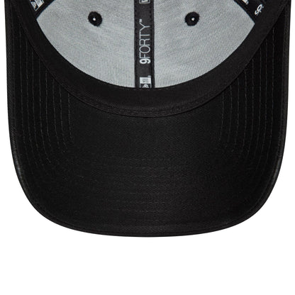 This is a Alpine Racing Embossed Black 9FORTY Adjustable Cap 5