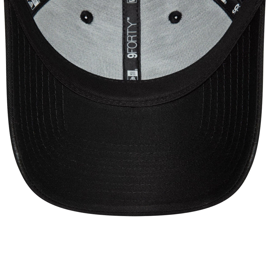 This is a Alpine Racing Embossed Black 9FORTY Adjustable Cap 5