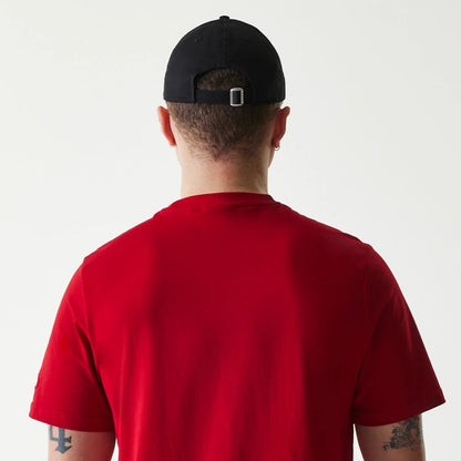 The Male model is wearing LA Angels MLB Regular Red T-Shirt 7