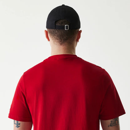 The Male model is wearing LA Angels MLB Regular Red T-Shirt 7