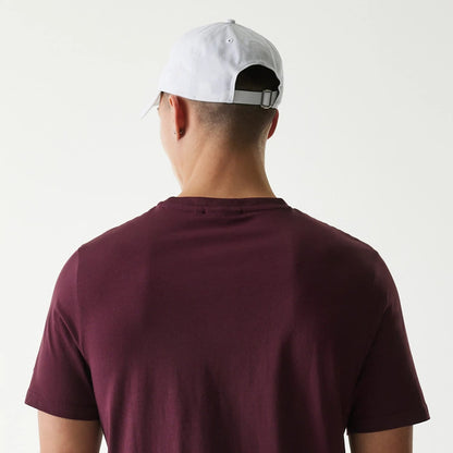 The Male model is wearing New York Yankees MLB Regular Dark Purple T-Shirt 7