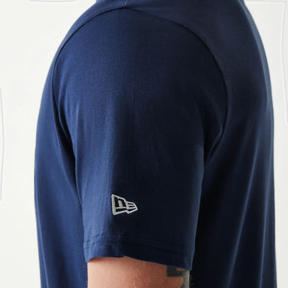 The Male model is wearing Minnesota Twins MLB Regular Dark Blue T-Shirt 6